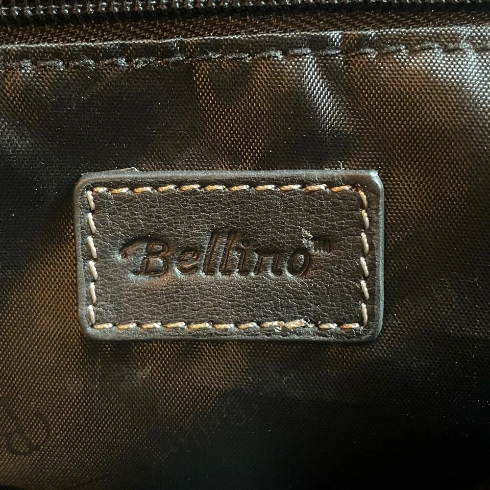 Bellino Branded Leather Messenger Bag Briefcase🖤